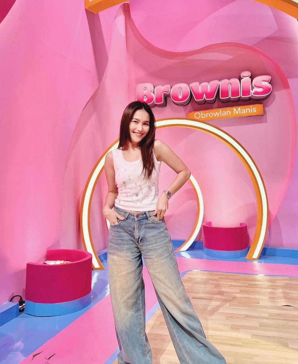 Ayu Tingting dalam acara Brownis (Instagram)